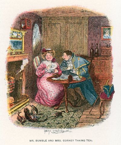 Illustration for Oliver Twist by George Cruikshank